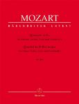 MOZART:QUARTET IN ES KV 493 PIANO,VIOLIN,VIOLA AND CELLO