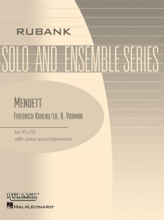 KUHLAU/VOXMAN:MENUETT FOR FLUTE AND PIANO