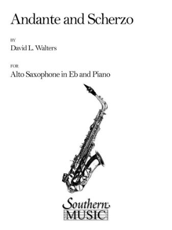 WALTERS:ANDANTE AND SCHERZO ALTO SAXOPHONE AND PIANO