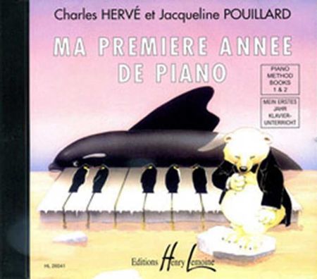 HERVE:MA PREMIERE ANNEE DE PIANO - CD  (Moje prvo leto klavirja)