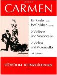 BIZET:CARMEN 2 VIOLINS AND VIOLONCELLO BOOK 1