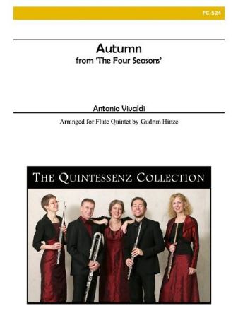 VAVALDI:AUTUMN FROM THE FOUR SEASONS FLUTE QUINET