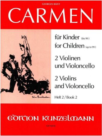 BIZET:CARMEN 2 VIOLINS AND VIOLONCELLO BOOK 2
