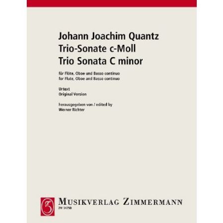 QUANTZ:TRIO SONATA C-MOLL FOR FLUTE,OBOE AND BASSO CON.