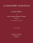 MARCELLO:CONCERTO FOR OBOE,STRINGS AND BASSO CON. IN D MINOR SCORE AND PARTS