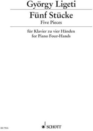LIGETI:FIVE PIECES 4hand PIANO