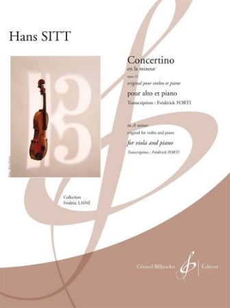 SITT:CONCERTINO FOR VIOLA AND PIANO OP.31