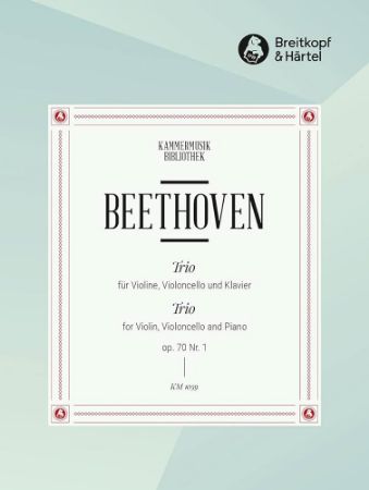 BEETHOVEN:TRIO OP.70/1 VIOLIN,CELLO AND PIANO