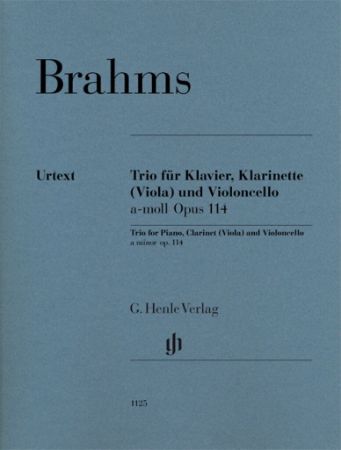 BRHMS:TRIO FOR PIANO,CLARINET(VIOLA) AND VIOLONCELLO OP.114 A-MOLL