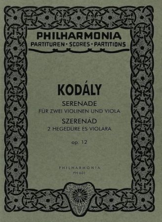 KODALY:SERENADE OP.12 STUDY SCORE