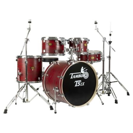 PROEL SET 5 BOBNOV TAMBURO T5LXR22WGRD Wood Grain Red