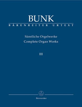 BUNK:COMPLETE ORGAN WORKS 3