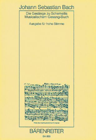 BACH J.S.:SCHEMELLIS GESANG BUCH HOHE STIMME