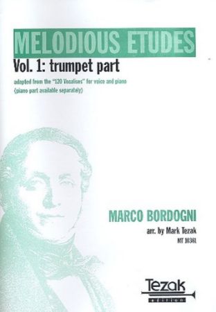 BORDOGNI/TEZAK:MELODIOUS ETUDES VOL.1 TRUMPET PART