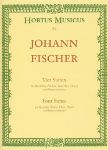 FISCHER:VIER SUITEN/FOUR SUITES FOR RECORDER(VIOLIN,FLUTE.OBOE) AND BASSO CON.