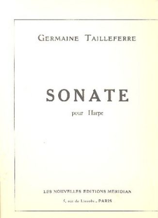 TAILLEFERRE:SONATE POUR HARPE