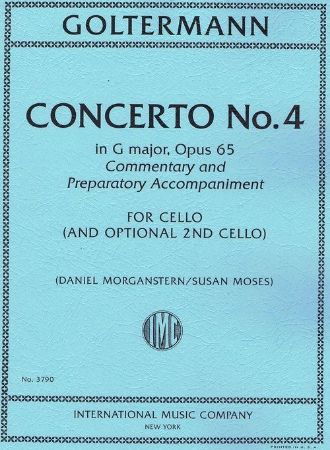 GOLTERMANN:CONCERTO NO.4 FOR CELLO (AND OPTIONAL 2ND CELLO)