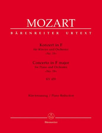 MOZART:PIANO CONCERTO IN F KV 459 NO.19