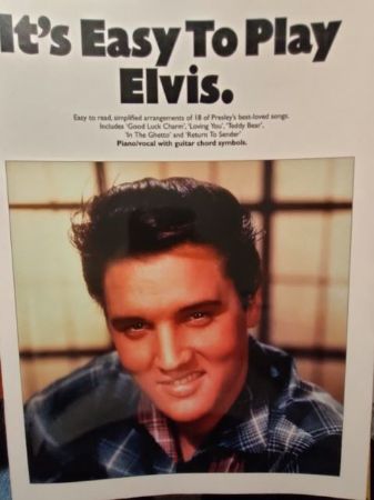 IT'S EASY TO PLAY ELVIS PIANO/VOCAL GUITAR CHORDS