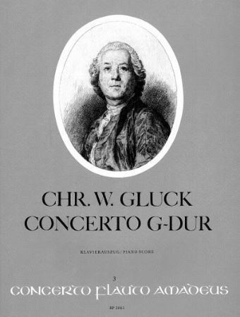 GLUCK:CONCERTO IN G-DUR FLUTE AND PIANO