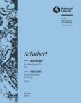 SCHUBERT:OVERTURE IN THE ITALIAN STYLE D MAJOR D 590 FULL SCORE