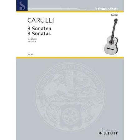 CARULLI:3 SONATAS FOR GUITAR