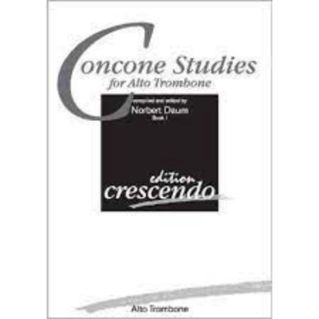 DAUM:CONCONE STUDIES FOR ALTO TROMBONE BOOK 1