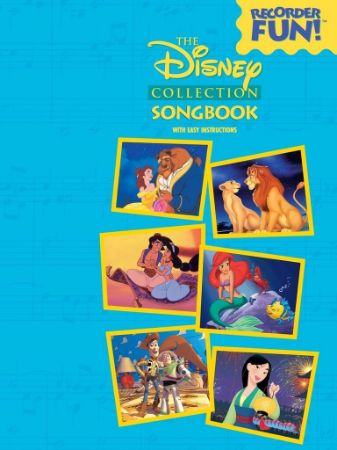 RECORDER FUN DISNEY COLLECTION SONGBOOK + KLJUNASTA FLAVTA