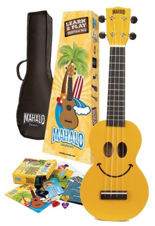 MAHALO UKULELE SOPRANO (U-SMILE) RUMENA