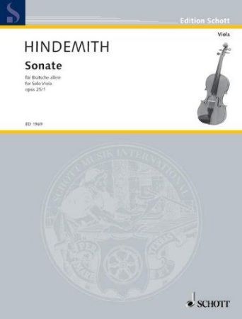 HINDEMITH:SONATE OP.25/1 VIOLA SOLO