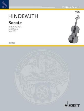 HINDEMITH:SONATE OP.11/5 VIOLA SOLO