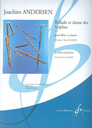 ANDERSEN:BALLADE ET DANSE DES SYLPHES OP.5 FLUTE ET PIANO