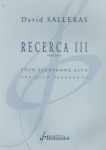 SALLERAS:RECERCA III ALTO SAXOPHONE