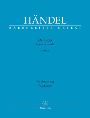 HANDEL:ORLANDO HWV 31 VOCAL SCORE