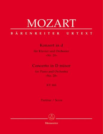 MOZART:PIANO CONCERTO IN D MINOR KV 466 NO.20 FULL SCORE