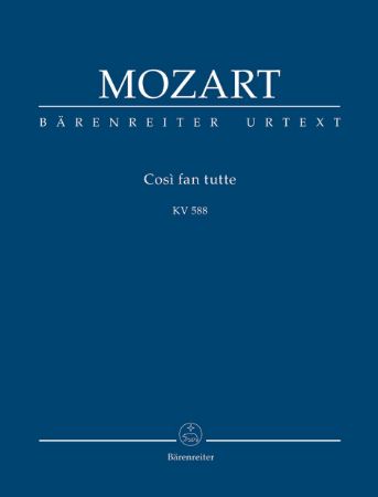 MOZART:COSI FAN TUTTE,KV 588 STUDY SCORE