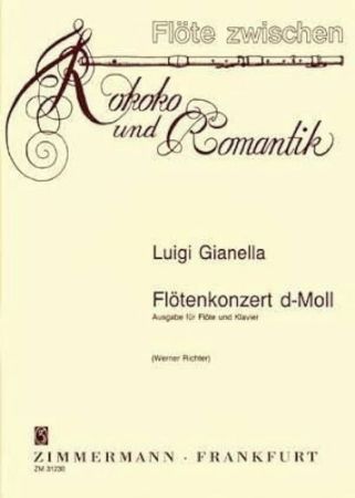 GIANELLA:FLOTENKONZERT D-MOLL FLOTE UND KLAVIER