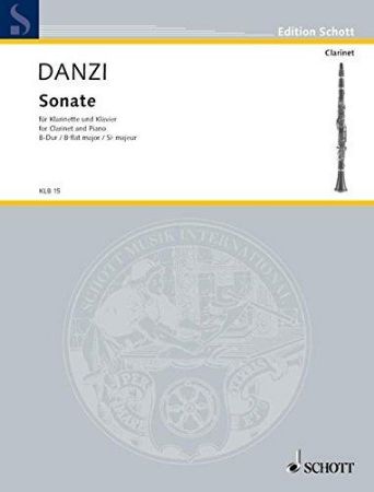 DANZI:SONATE FOR CLARINET B-DUR