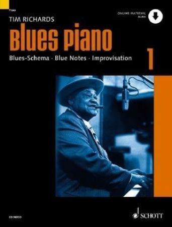 RICHARDS:BLUES PIANO 1 + AUDIO ACCESS