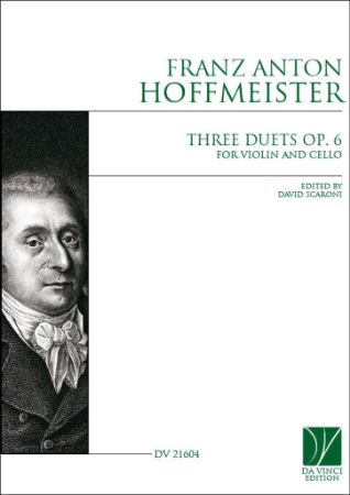 HOFFMEISTER:THREE DUETS OP.6 FOR VIOLIN AND CELLO