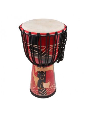 TERRIS TD5-10 Red Black 10" djembe