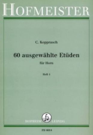 KOPPRASCH:60 SELECTED STUDIES HORN 1