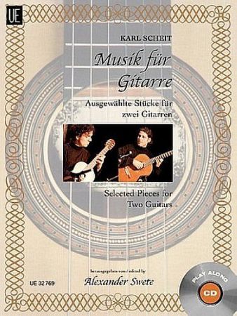 SCHEIT:SELECTED PIECES FOR TWO GUITARS  +CD