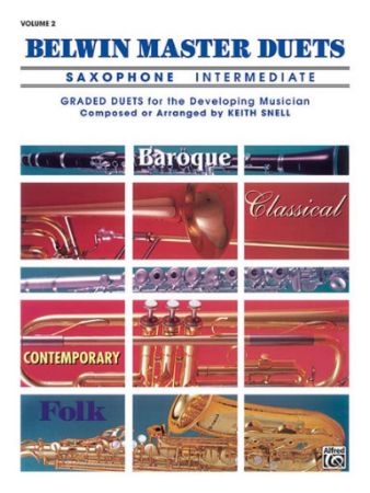 BELWIN MASTER DUETS SAXOPHONE  INTERMEDIATE VOL.2