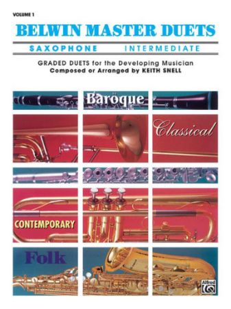 BELWIN MASTER DUETS SAXOPHONE INTERMEDIATE VOL.1