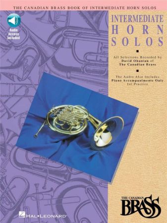 CANADIAN BRASS BOOK INTERMEDIATE HORN SOLOS + AUDIO ACCESS