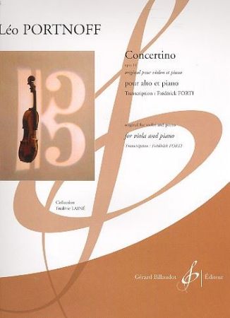 PORTNOFF:CONCERTINO OP.14 FOR VIOLA NAD PIANO
