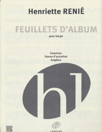 RENIE:FEUILLETS D'ALBUM HARPE