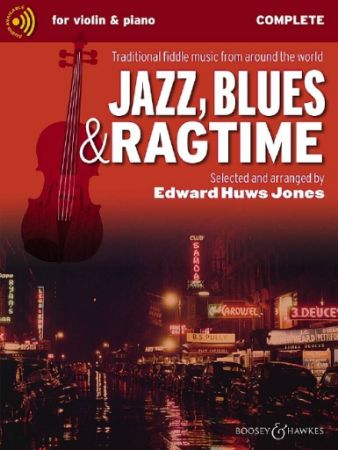 HUWS JONES:JAZZ,BLUES & RAGTIME FOR VIOLIN AND PIANO + AUDIO ACCESS