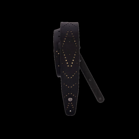 PAS ZA KITARO PLANET WAVES VENTED LEATHER GUITAR STRAP, STAR DUST